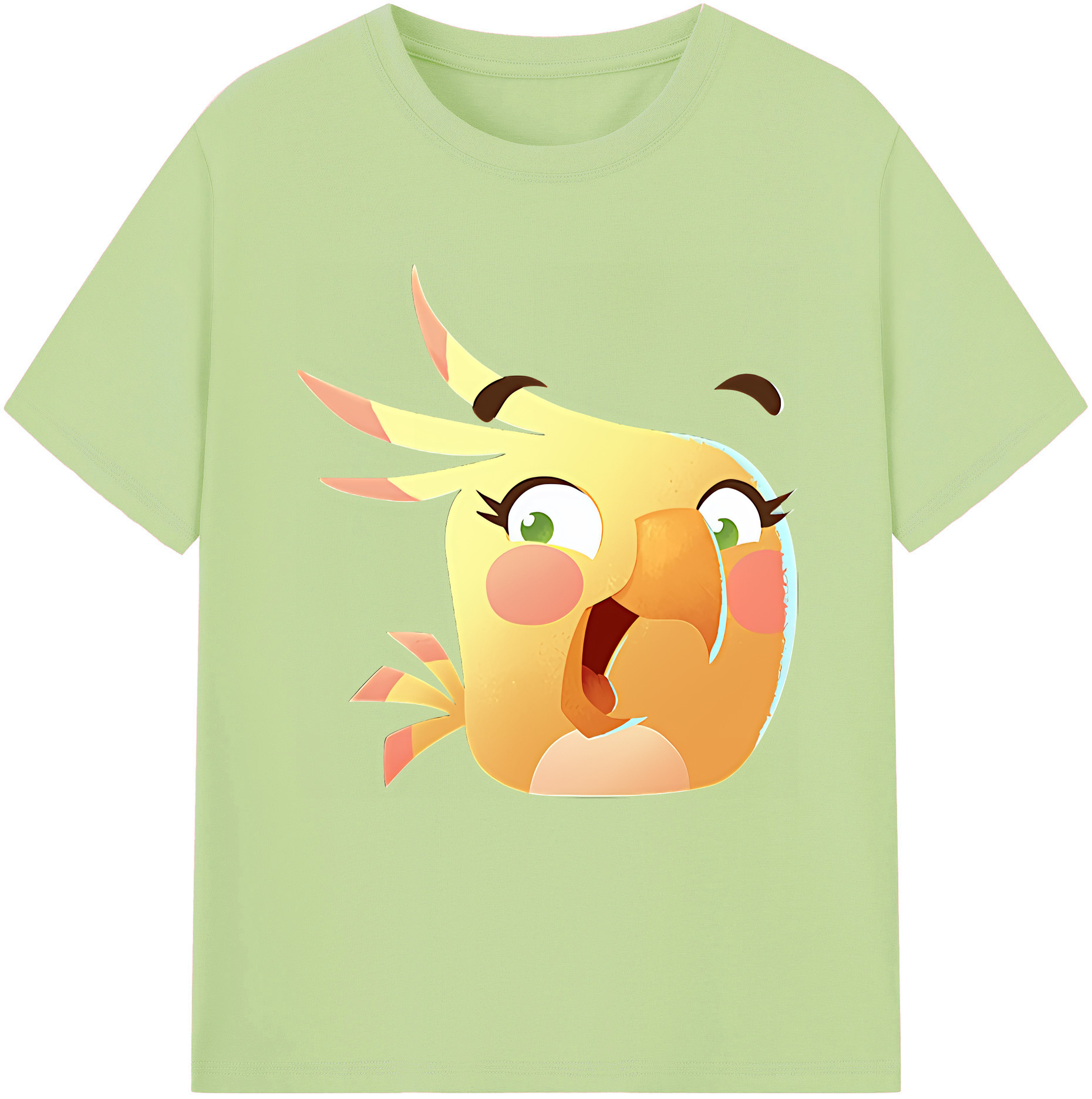 （画像用） Angry Birds アングリーバード 綿100％半袖Tシャツ（フロントプリント）